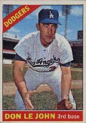 1966 Topps Baseball Cards      041      Don LeJohn RC